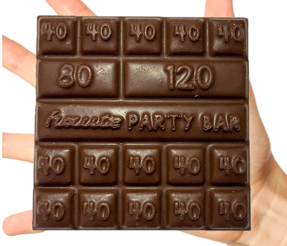 1000MG THC CHOCOLATE PARTY BAR